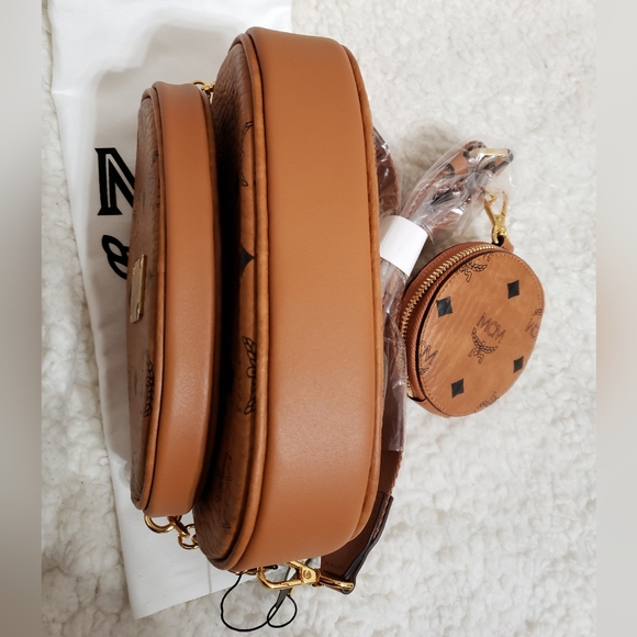 MCM Small Essential Visetos Original Crossbody Bag - Picture 9 of 13